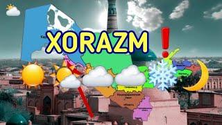 Ob havo 10 kunlik Xorazm viloyati dekabr oyi | Об хаво Хоразм декабрь ойи #xorazm  #uzbekistan