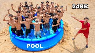 Unlimited Time In Pool Challenge ‍️ पूल मै लास्ट तक कौन टिकेगा ? Who Will Win?