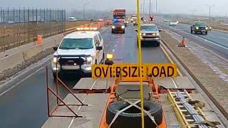 145 feet long escorted over the Champlain Bridge