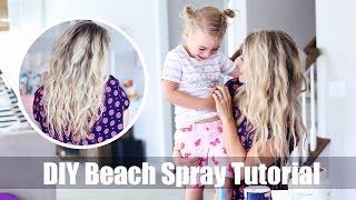 DIY Beach Spray Tutorial | sea salt recipe