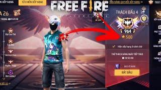 [Free Fire] Leo Rank Thách Đấu Tử Chiến 500⭐️ Cuối Mùa | Tuna