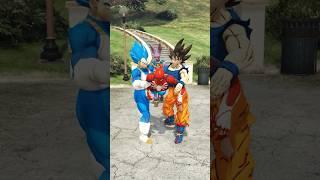 TEAM GOKU ENEMIES VS TEAM SPIDER-MAN -Which team is strongest ? #shorts