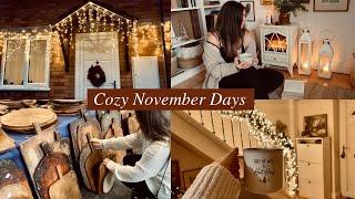 Decorating for Christmas ‘22 my cozy English home, the best roasted potatoes, vintage fair vlog