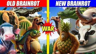 Old Brainrot vs New Brainrot Turf Wars | SPORE