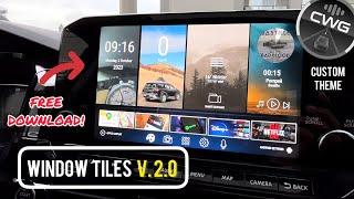 New Window Tiles Theme Version 2.0 for Carwebguru Launcher Pro