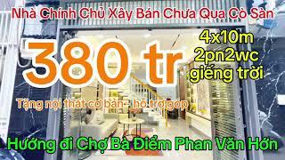 Nhà đất Thành phố Hồ Chí Minh giá rẻ mới nhất I Chuyên bán nhà gần Chợ Bà Điểm Hóc Môn sổ hồng riêng