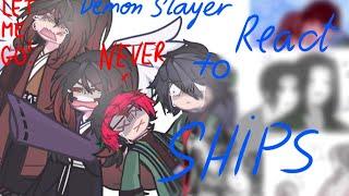 P2|Demon Slayer React To Ships|BAD ENGLISH️|Kny/DS|Gacha Nox|