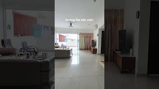 CRAZIEST Before After home transformation! #smallapartment #shorts
