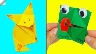 12 Craft ideas with paper  12 DIY paper crafts  Paper toys DIY fidget paper toys