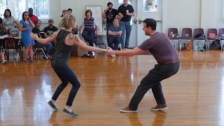 Fast Dancing Lindy Hop Lesson with Jon Tigert and ​Jenna Applegarth