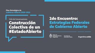 2do encuentro: Estrategias federales de gobierno abierto