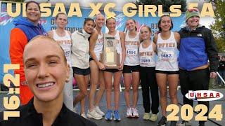 2024 UHSAA XC 5A Girls - Jane Hedengren - State Record