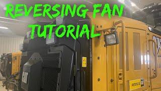 Cat Motor Grader - Reversing fan settings