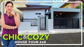 Minimalist Comfort, Affordable Modern Bungalow in BF Resort Las Pinas. House Tour 246