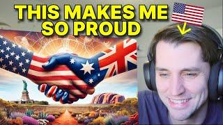 American reacts to 'The Mateship of Ausralia and the USA'