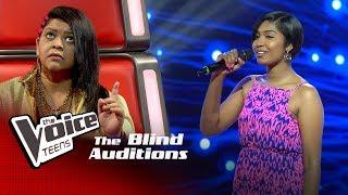 Thesara Thiyamine | You Raise Me Up | Blind Auditions | The Voice Teens Sri Lanka