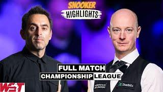 Ronnie O'Sullivan vs Chris Wakelin Full Match Highlights | Championship League Snooker 2025 - G 3 