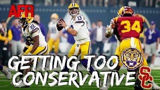 Was LSU Offense Too Conservative vs. USC? A Closer Look | LSU Tigers Football News