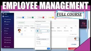 Completely build Employee Management System with .NET 8 Blazor Wasm & API - CRUD, Print, PDF etc..