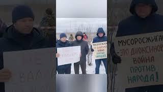 Коряжме Архангельская область проходит массовый пикет против строительства мусорной свалки RusNews