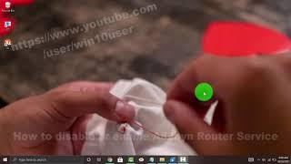 Windows 10 Home : How to disable or enable AllJoyn Router Service
