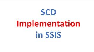 Slowly Changing Dimension Implementation(SCD-Type01,SCD-Type02) in SSIS