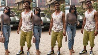 Nora Fatehi and Vidyut Jammwal  Spotted At Andheri️