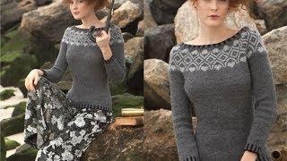 #7 Nordic Yoke Pullover, Vogue Knitting Fall 2011