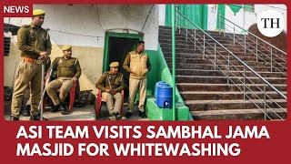 ASI team visits Sambhal Jama Masjid after court orders whitewashing