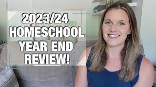 END OF YEAR CURRICULUM REVIEW! | HOMESCHOOLING 8th, 6th, 5th, 3rd, and K! | 2023/24