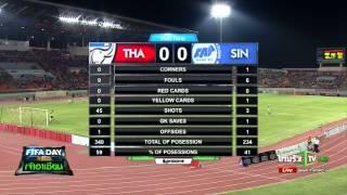 Live Match ถ่ายทอดสดฟุตบอล ไทย vs สิงคโปร์  FIFA Day 2015 [Full]