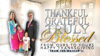 Happy Thanksgiving From Our Family To Yours! - Dr. Brett Watson
