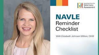 NAVLE Reminder Checklist