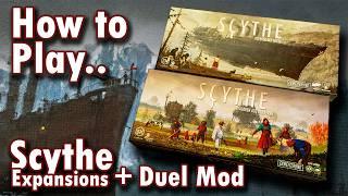 Scythe: How to play the Expansions + 2-Player Hardcore Mod | Board Game Shortcut