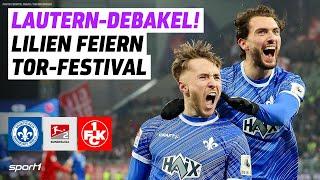 SV Darmstadt 98 - 1. FC Kaiserslautern | 2. Bundesliga Tore und Highlights 15. Spieltag