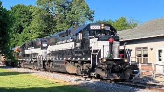 Chasing the AAPRCO on the Finger Lakes railway lead by FGLK 2005 and FGLK 2004