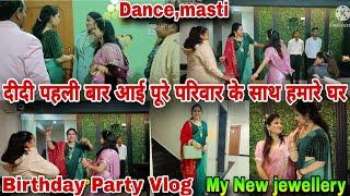 Birthday Party Vlog  Sab logon Ne Milkar Ki Khoob Masti  Dance | Didi Pahli Baar Aai Humare Ghar 