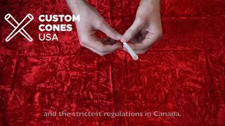 Pre-Rolled Cones - 98mm White Pre-Roll Cones | Custom Cones USA