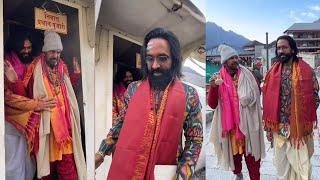 Manchu Vishnu and Manchu Mohan Babu Visuals at Kedarnath | #kannappa | Manastars