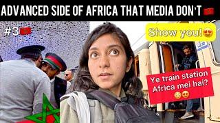 SHOCKED to SEE This Railway Station in #AFRICA | Train Ride in Morocco 