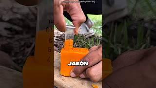 Convirtió una botella de plástico en una llave automática 