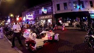 My brother and his Can Am Spyder goes to bike night.