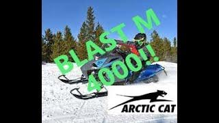 Looking for a Mid Sized SLED? 2022 Arctic Cat BLAST M 4000!