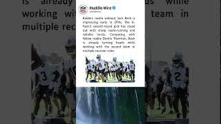 Raiders Rookie WR Jack Bech Turning Heads in OTAs | #shorts 