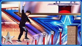 Lan Guangping BALANCES on EGGS without cracking them! | Auditions | BGT 2025