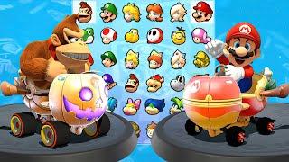 Mario Kart 8 - Mario, Yoshi, Donkey Kong Drivers Apple Kart, Pumpkin Kart