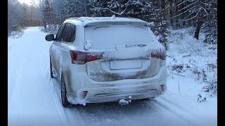 Mitsubishi Outlander PHEV 2020 bei - 19 Grad ! Praxistest - Autogruß #1