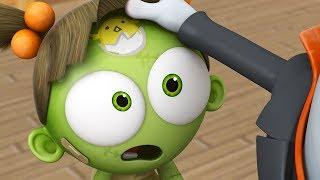 Funny Animated Cartoon | Spookiz Zizi's Brand New Chick Forehead Tattoo 스푸키즈 | Videos For Kids