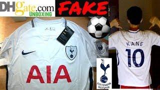 Fake Tottenham Hotspur 2017/18 KANE jersey unboxingHome kit DHGATE