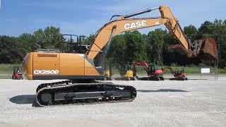 2019 Case CX250D Excavator Low Hours C&C Equipment